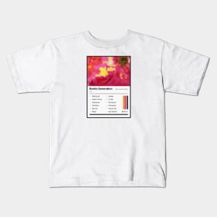 Bonito Generation Tracklist Kids T-Shirt